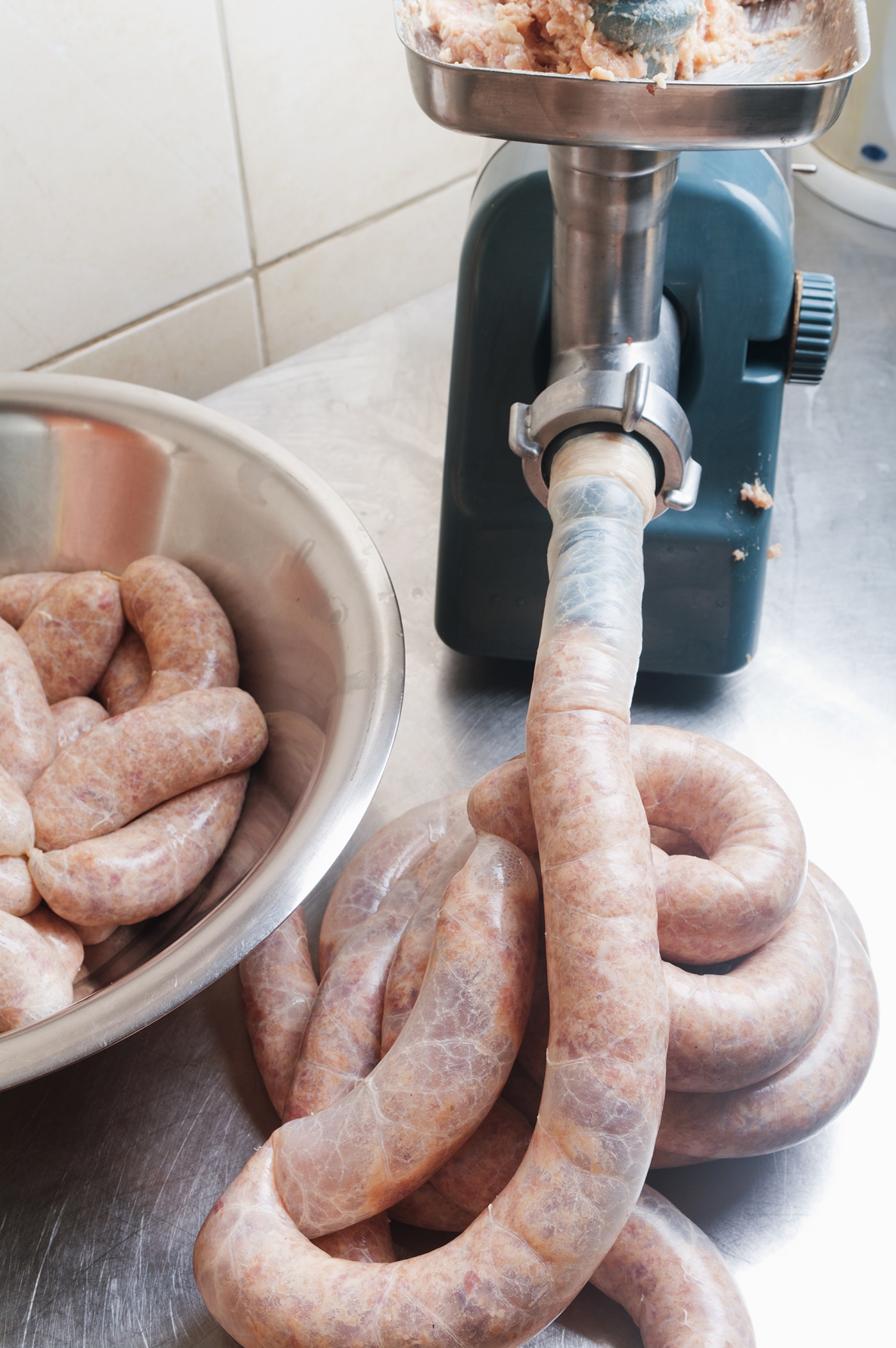 Sausage on sale made of
