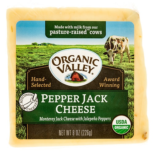 AL033-04 Fromage pepper Jack label USDA organic