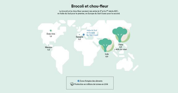 brocoli et chou-fleur