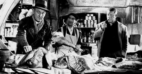 Dans La Traversée de Paris, Louis de Funès incarne un boucher avide et dénué de scupules. ©DR
